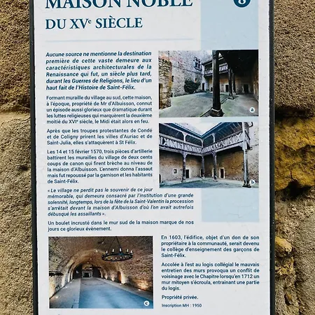 L'intendance - Calme Et Cosy, Vieilles Pierres Lejlighed Saint-Félix-Lauragais